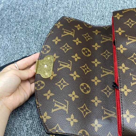 100% Authentic Louis Vuitton Saint Placide Brown Monogram Canvas Shoulder Bag - Picture 7 of 14